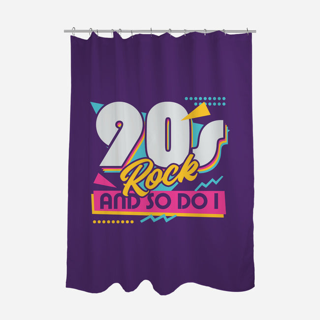 Rock Retro-None-Polyester-Shower Curtain-Studio Mootant