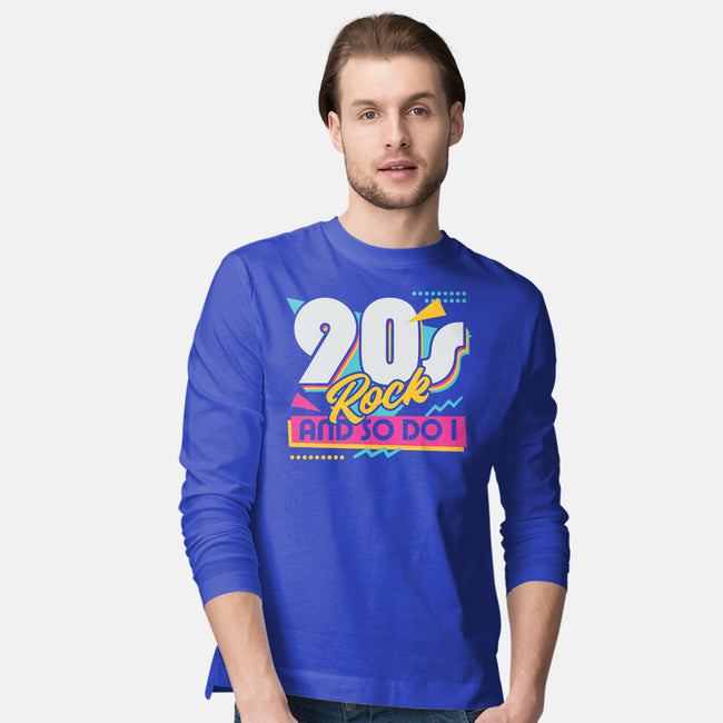 Rock Retro-Mens-Long Sleeved-Tee-Studio Mootant