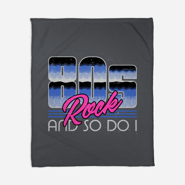 80s Rock-None-Fleece-Blanket-Studio Mootant