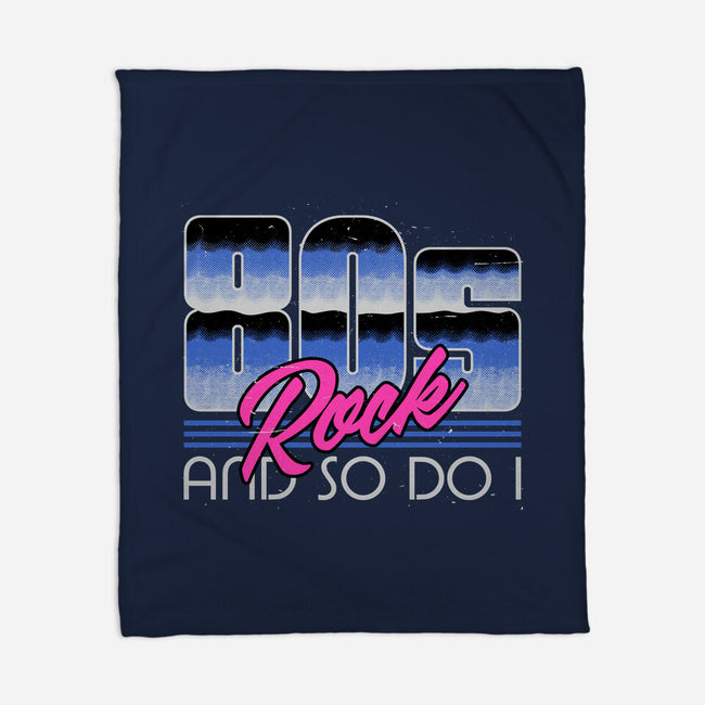80s Rock-None-Fleece-Blanket-Studio Mootant
