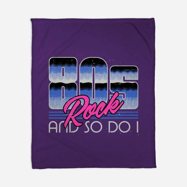 80s Rock-None-Fleece-Blanket-Studio Mootant