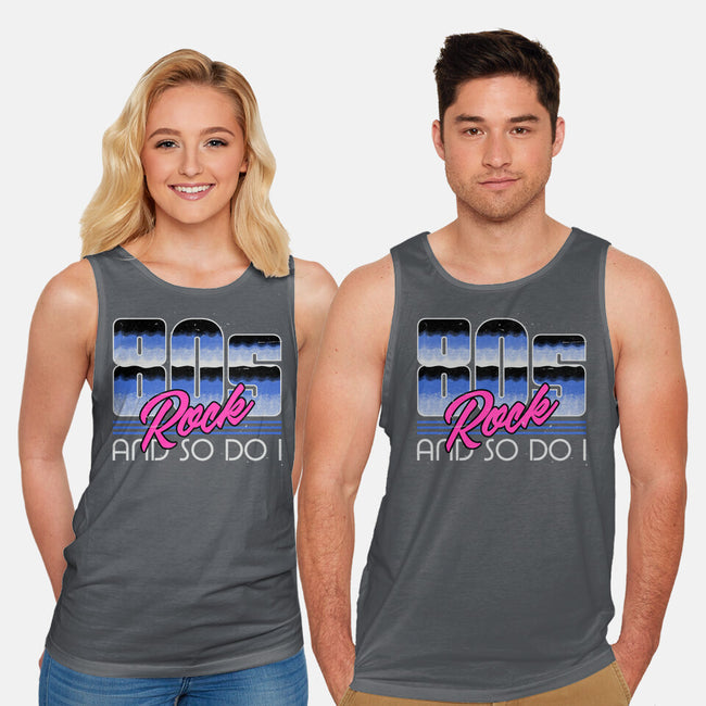 80s Rock-Unisex-Basic-Tank-Studio Mootant