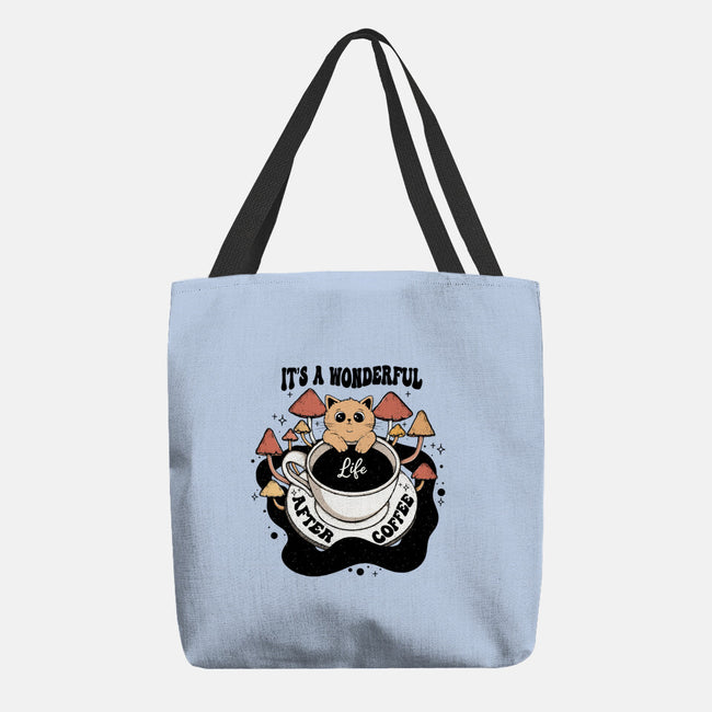 It's A Wonderful Life After Coffee-None-Basic Tote-Bag-Trendlory