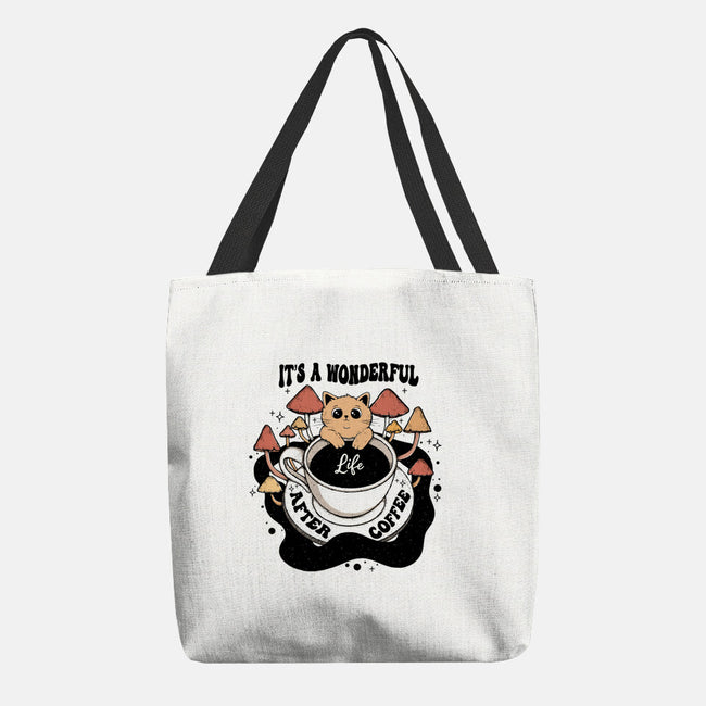 It's A Wonderful Life After Coffee-None-Basic Tote-Bag-Trendlory
