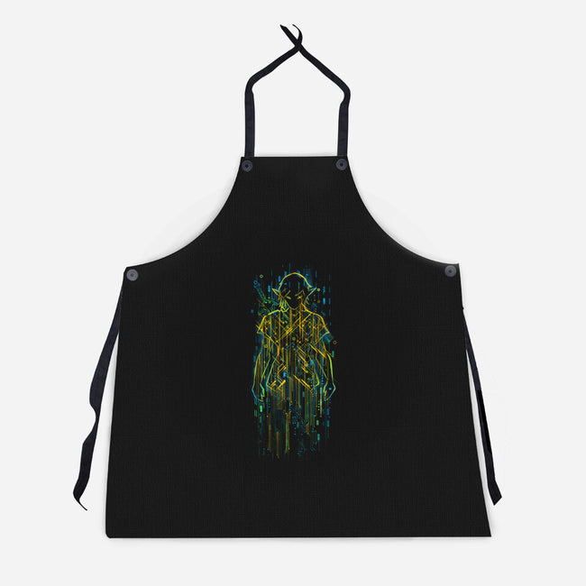 Link Circuitry-Unisex-Kitchen-Apron-kharmazero
