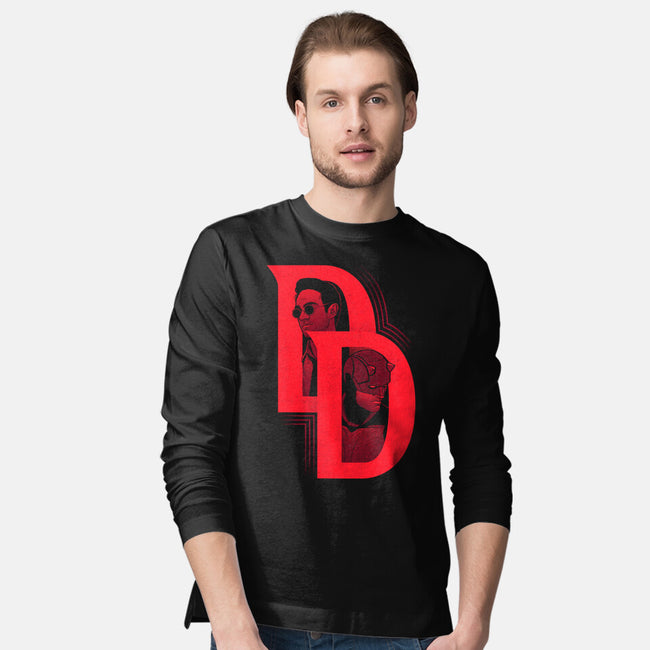 Duality Of Justice-Mens-Long Sleeved-Tee-patrickgp