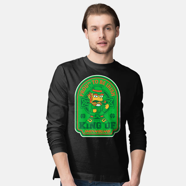 King Of Shenanigans-Mens-Long Sleeved-Tee-CarloJ1956