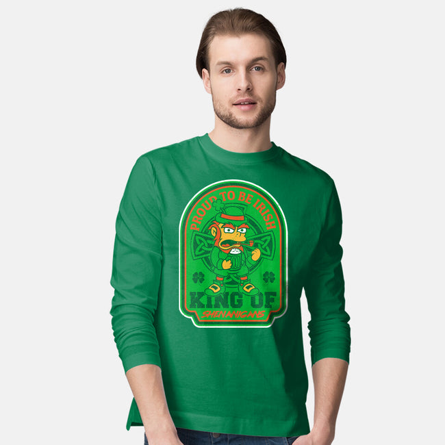 King Of Shenanigans-Mens-Long Sleeved-Tee-CarloJ1956