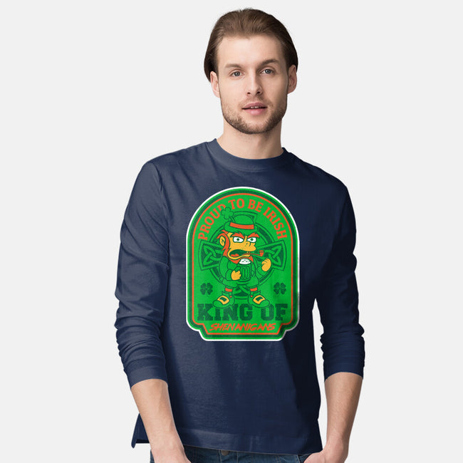 King Of Shenanigans-Mens-Long Sleeved-Tee-CarloJ1956