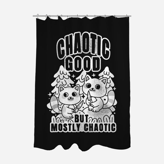 Chaotic Good-None-Polyester-Shower Curtain-FunkVampire