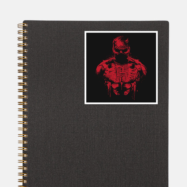 The Man Without Fear-None-Glossy-Sticker-DrMonekers
