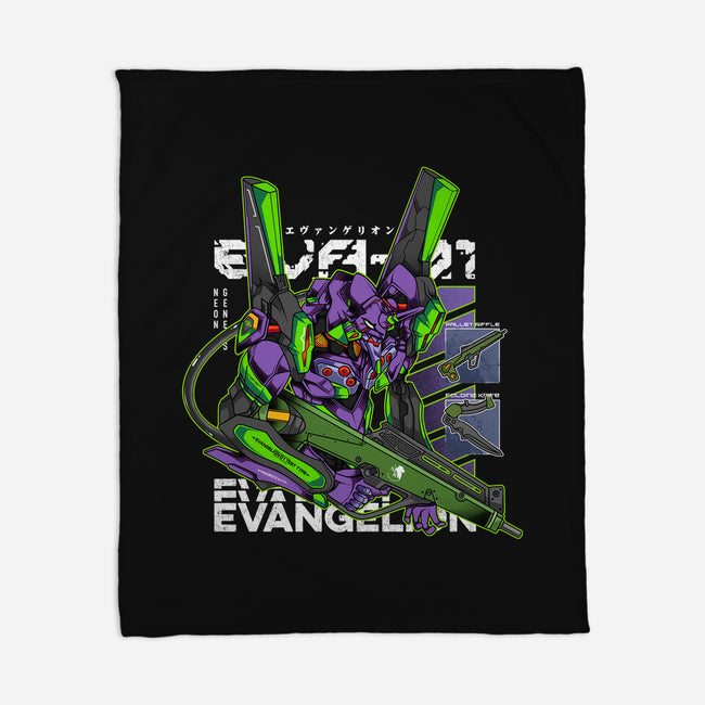 Evangelion 01-None-Fleece-Blanket-hirolabs