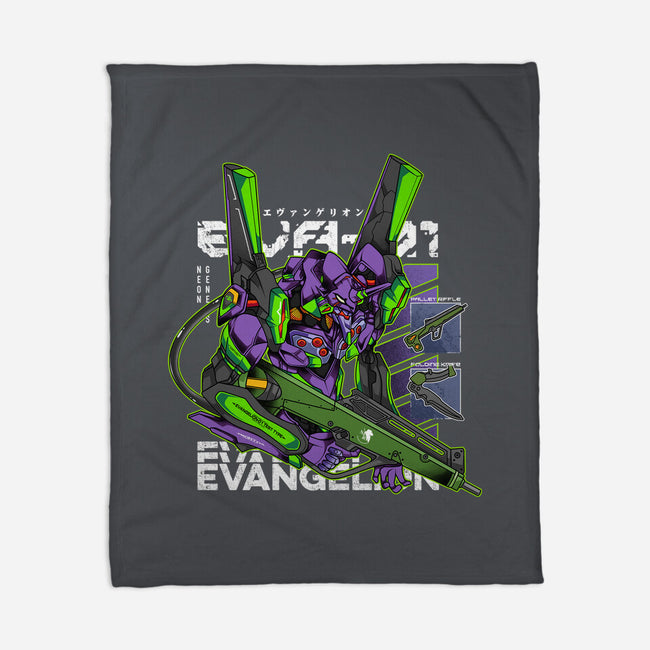 Evangelion 01-None-Fleece-Blanket-hirolabs