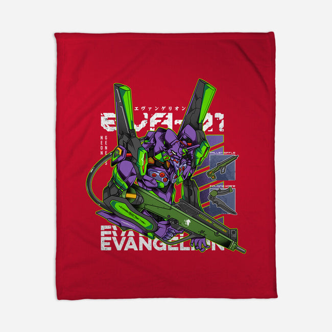 Evangelion 01-None-Fleece-Blanket-hirolabs