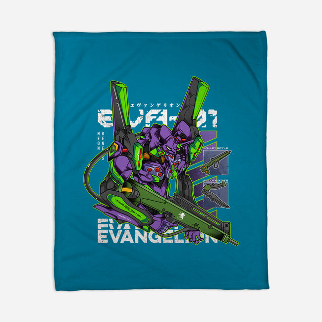 Evangelion 01-None-Fleece-Blanket-hirolabs