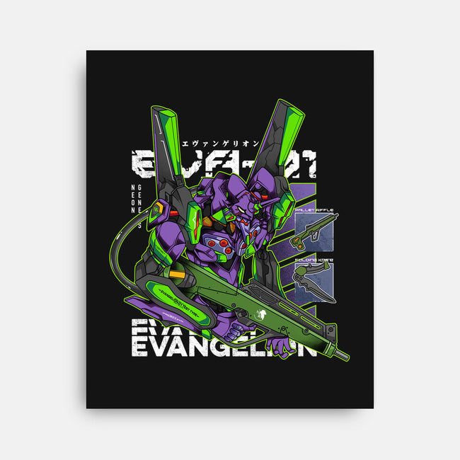 Evangelion 01-None-Stretched-Canvas-hirolabs