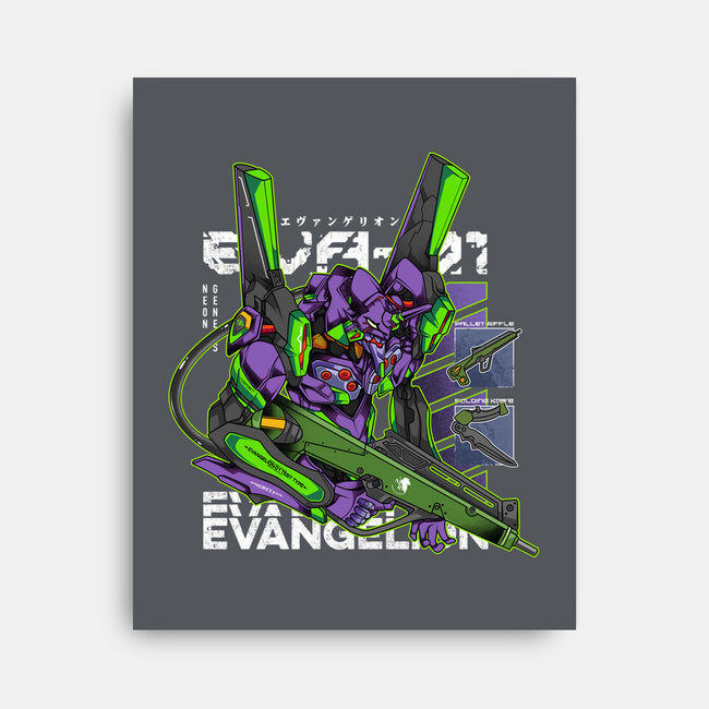 Evangelion 01-None-Stretched-Canvas-hirolabs