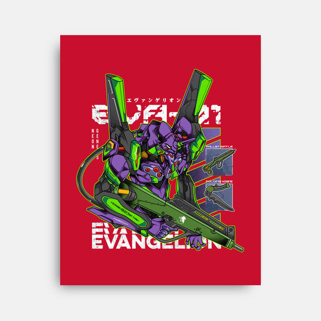 Evangelion 01-None-Stretched-Canvas-hirolabs