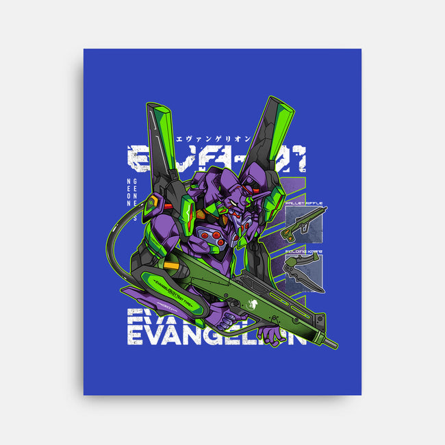 Evangelion 01-None-Stretched-Canvas-hirolabs