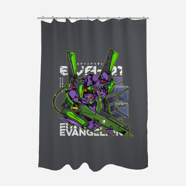 Evangelion 01-None-Polyester-Shower Curtain-hirolabs