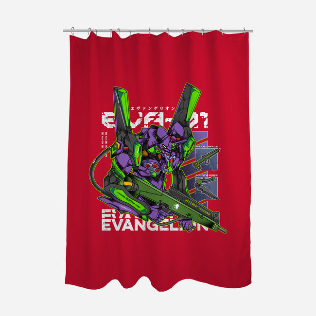 Evangelion 01-None-Polyester-Shower Curtain-hirolabs