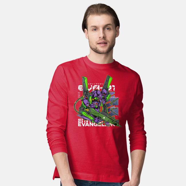 Evangelion 01-Mens-Long Sleeved-Tee-hirolabs