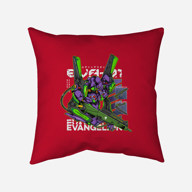 Evangelion 01-None-Removable Cover w Insert-Throw Pillow-hirolabs