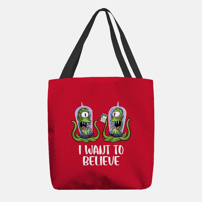 I Want To Believe In The Lottery-None-Basic Tote-Bag-zascanauta