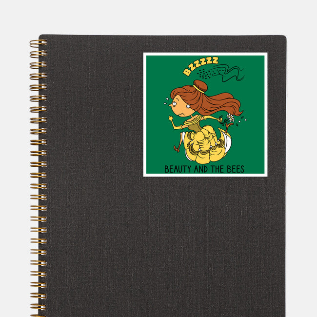 Beauty And The Bees-None-Glossy-Sticker-imisko