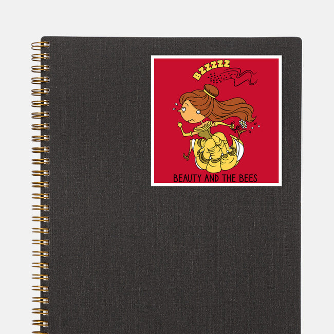 Beauty And The Bees-None-Glossy-Sticker-imisko
