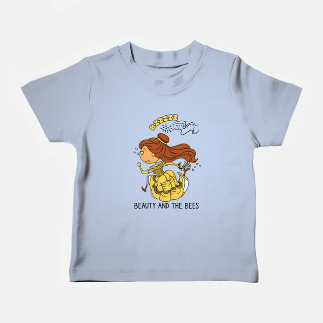 Beauty And The Bees-Baby-Basic-Tee-imisko