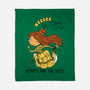 Beauty And The Bees-None-Fleece-Blanket-imisko