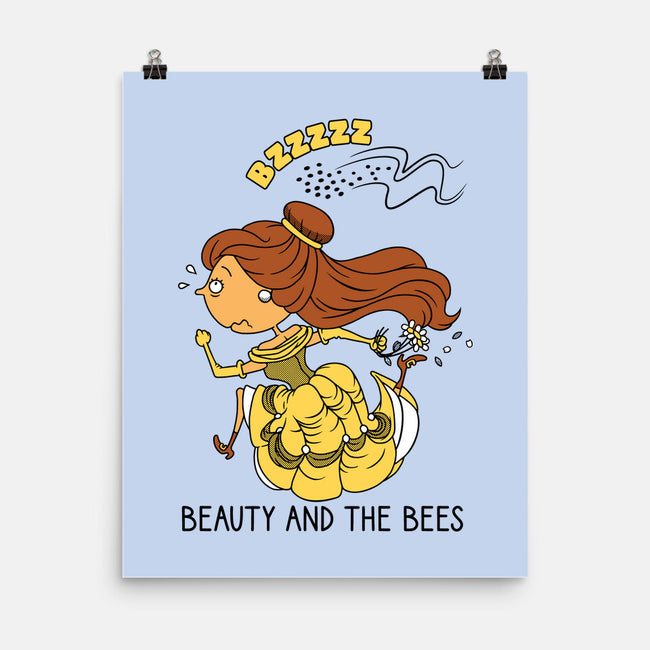 Beauty And The Bees-None-Matte-Poster-imisko