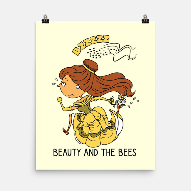 Beauty And The Bees-None-Matte-Poster-imisko