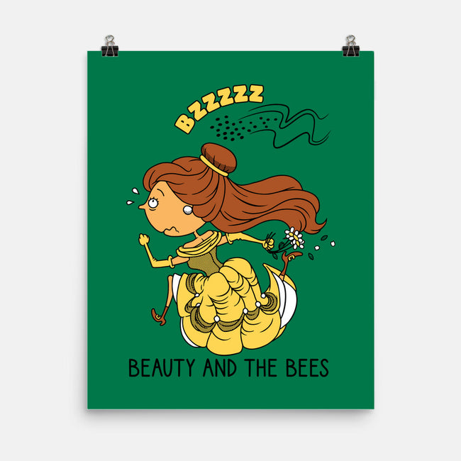 Beauty And The Bees-None-Matte-Poster-imisko