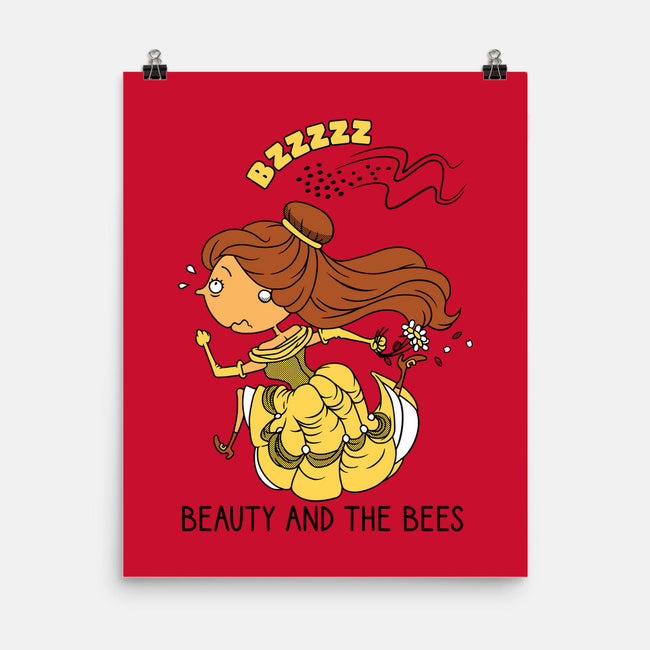 Beauty And The Bees-None-Matte-Poster-imisko