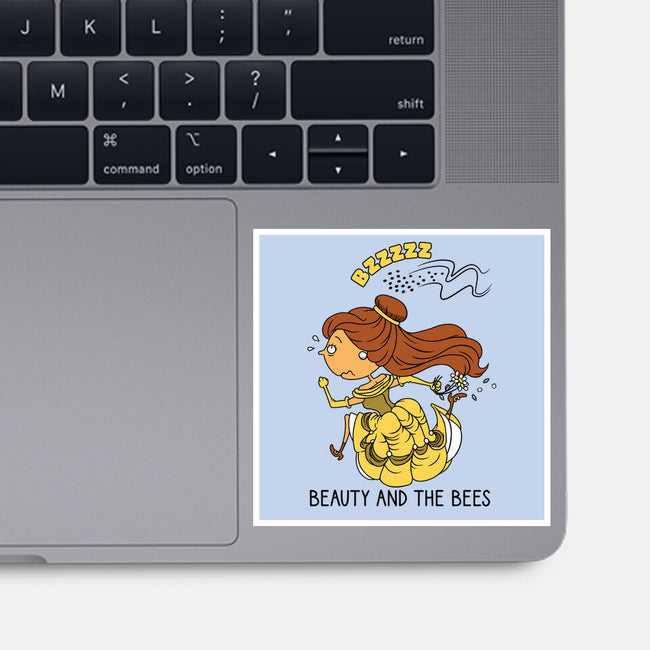 Beauty And The Bees-None-Glossy-Sticker-imisko