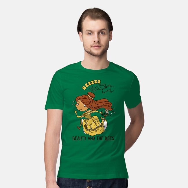 Beauty And The Bees-Mens-Premium-Tee-imisko