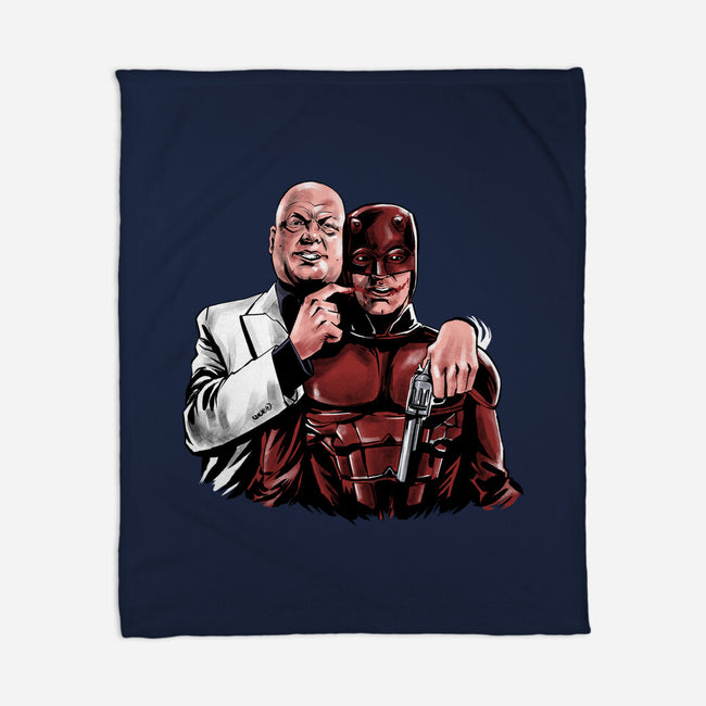 The Kingpin Joke-None-Fleece-Blanket-zascanauta