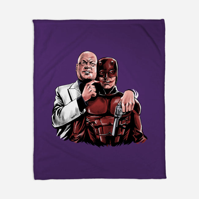 The Kingpin Joke-None-Fleece-Blanket-zascanauta