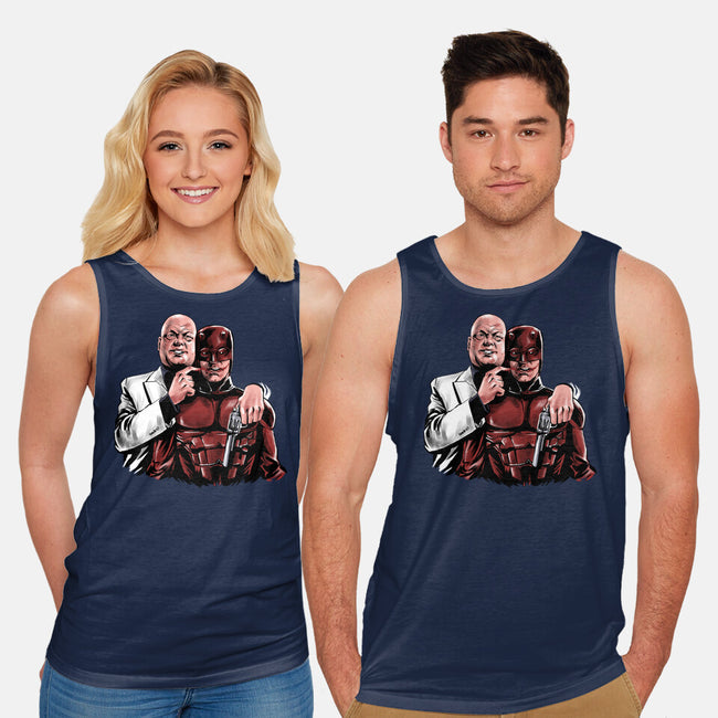 The Kingpin Joke-Unisex-Basic-Tank-zascanauta