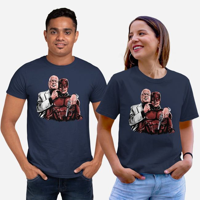 The Kingpin Joke-Unisex-Basic-Tee-zascanauta