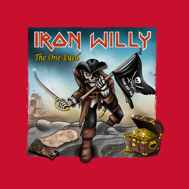 Iron Willy The One-Eyed-None-Fleece-Blanket-NMdesign