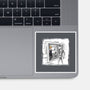 Take On Me Gwen-None-Glossy-Sticker-zascanauta