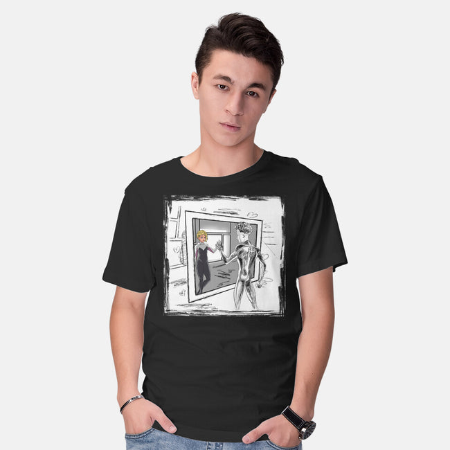 Take On Me Gwen-Mens-Basic-Tee-zascanauta