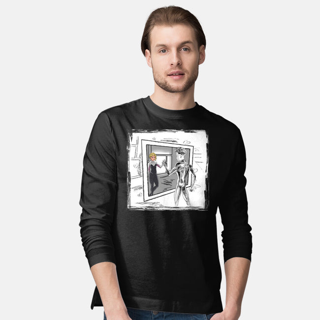 Take On Me Gwen-Mens-Long Sleeved-Tee-zascanauta