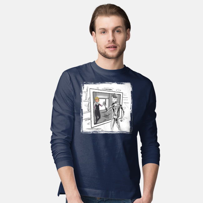 Take On Me Gwen-Mens-Long Sleeved-Tee-zascanauta