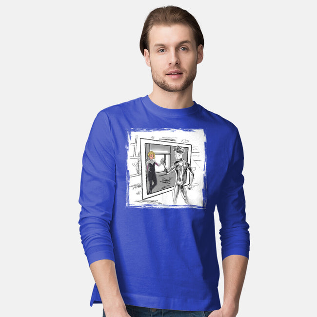 Take On Me Gwen-Mens-Long Sleeved-Tee-zascanauta