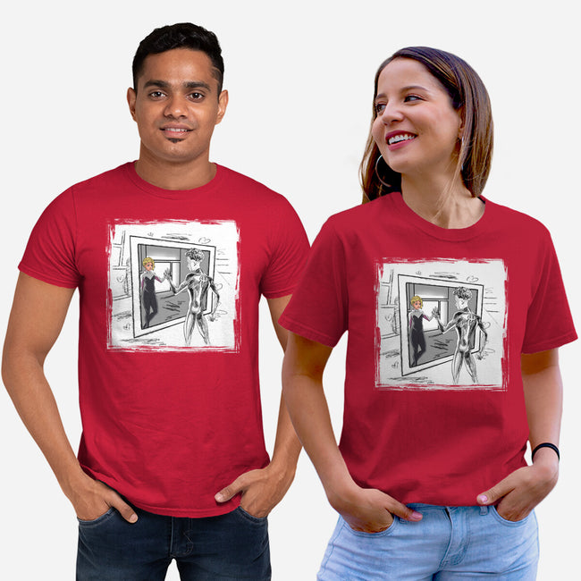 Take On Me Gwen-Unisex-Basic-Tee-zascanauta