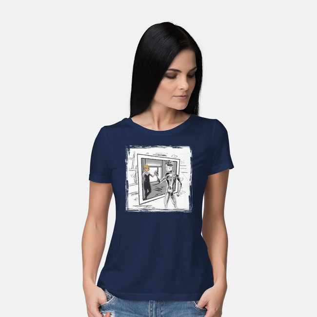Take On Me Gwen-Womens-Basic-Tee-zascanauta